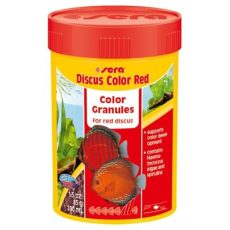 Sera Discus Color Red - granulátum vörös díszhalak részére 100ml (45g)