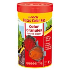 Sera Discus Color Red - granulátum vörös díszhalak részére 250 ml (112g)